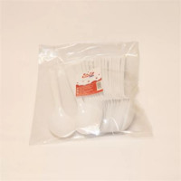 Kanál, műanyag, többször használatos, 17 cm, 20 db "Prima", fehér