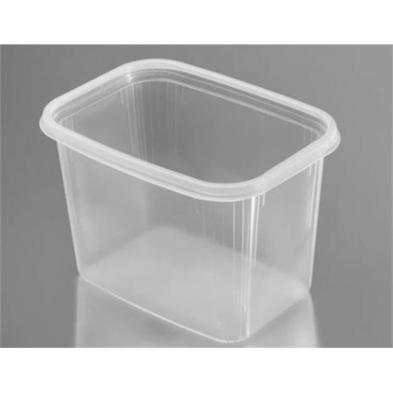 Műanyag tál, lezárható, 1000 ml, 50 db "Svéd"