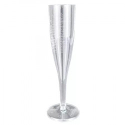 Pezsgőspohár, 1 dl, 10 db, "Party", kristály