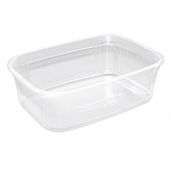 Műanyag tál, tetőzhető, 500 ml, 50 db "Svéd"