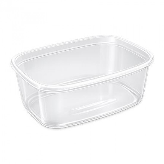 Műanyag tál, tetőzhető, 750 ml, 50 db "Svéd" Műanyag tál, tetőzhető, 750 ml, 50 db "Svéd"