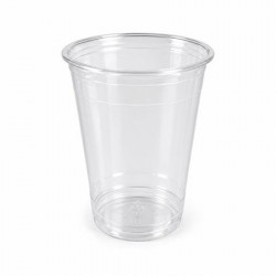 Műanyag shaker és koktélos pohár, 4 dl, 50 db, víztiszta