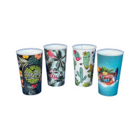Repohár, 650 ml, 4 különböző mintával Repohár, 650 ml, 4 különböző mintával
