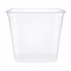 Műanyag tál, tetőzhető, 1000 ml, 25 db "Svéd"