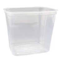 Műanyag tál, tetőzhető, 1200 ml, 25 db "Svéd"