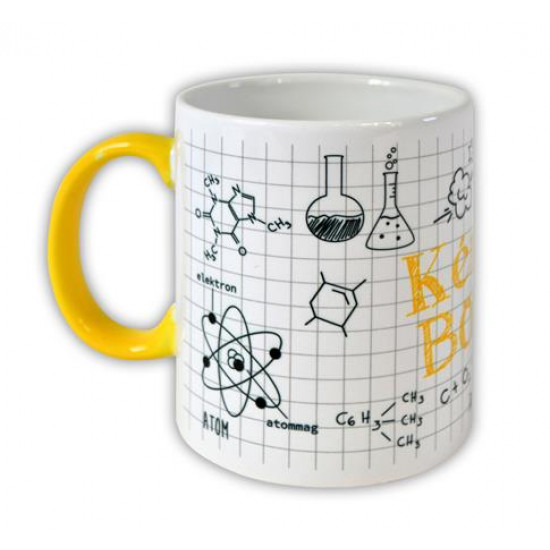 Teásbögre, kémia mintával, 32 cl