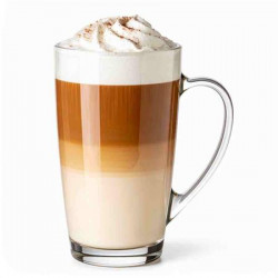 Üvegbögre, füllel, 2 db-os szett, íves 40cl "TeaTime" Üvegbögre, füllel, 2 db-os szett, íves 40cl "TeaTime"