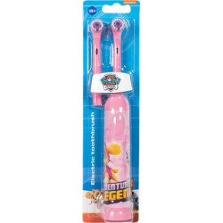 Fogkefe, elektromos, 2 pótfejjel, 3+, "Paw Patrol", pink