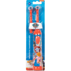 Fogkefe, elektromos, 2 pótfejjel, 3+, "Paw Patrol", piros