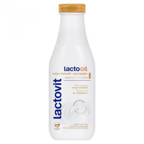 Tusfürdő, 600 ml, LACTOVIT "Lactooil", száraz bőrre