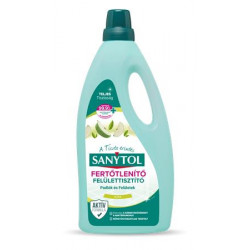 Felület tisztító-és fertőtlenítőszer, 1 l, SANYTOL, alma Felület tisztító-és fertőtlenítőszer, 1 l, SANYTOL, alma