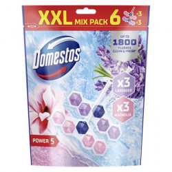 WC frissítő blokk, 6 db-os, DOMESTOS "Power 5", mangó és levendula WC frissítő blokk, 6 db-os, DOMESTOS "Power 5", mangó és levendula
