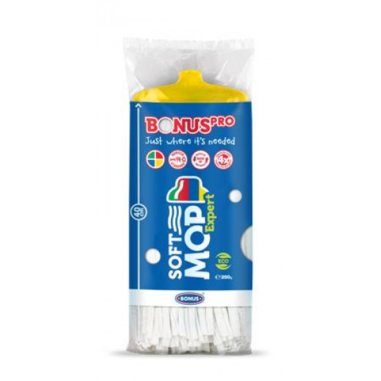 Felmosófej, ipari, BONUS "Pro SoftMOP", sárga