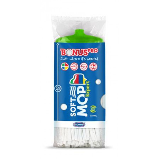 Felmosófej, ipari, BONUS "Pro SoftMOP", zöld