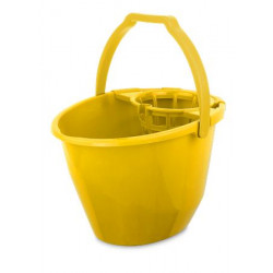 Felmosóvödör, csavarókosárral, 11 l, BONUS, sárga