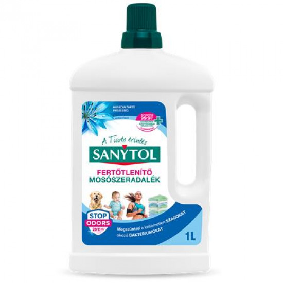 Fertőtlenítő mosószeradalék, 1 l, SANYTOL "Active Fresh" Fertőtlenítő mosószeradalék, 1 l, SANYTOL "Active Fresh"