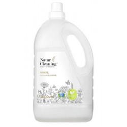 Mosógél, hipoallergén, fehér ruhákhoz, 3 l, NATURCLEANING "White" Mosógél, hipoallergén, fehér ruhákhoz, 3 l, NATURCLEANING "White"