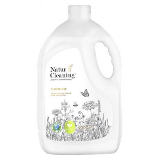 Öblítő koncentrátum, hipoallergén, 4 l, NATURCLEANING "Sunshine"