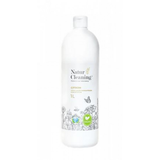 Mosogatószer koncentrátum, 1 l, NATURCLEANING, citrom