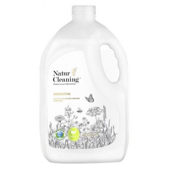 Mosógél, illat- és allergénmentes, 4 l, NATURCLEANING "Sensitive"
