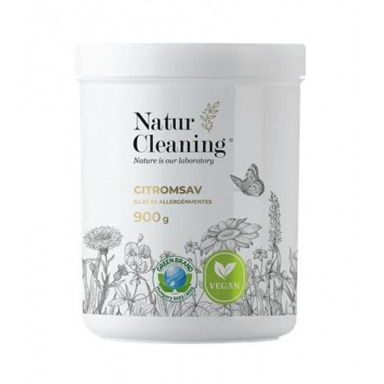 Citromsav, 900 g, NATURCLEANING Citromsav, 900 g, NATURCLEANING