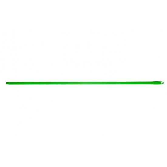 Nyél, menetes, alukróm, 140 cm, BONUS "Heavy Duty", zöld