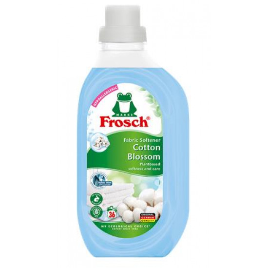 Öblítő koncentrátum, 900 ml, FROSCH "Gyapotvirág"