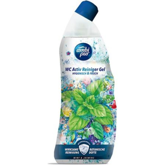 WC tisztító gél, 750 ml, AMBI PUR, menta és jázmin