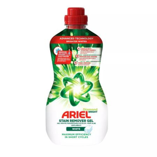 Folteltávolító gél, 950 ml, ARIEL "Diamond Bright", fehér ruhákhoz Folteltávolító gél, 950 ml, ARIEL "Diamond Bright", fehér ruhákhoz