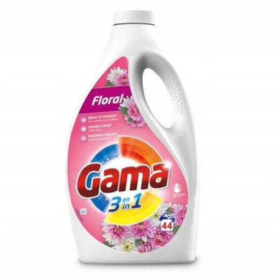 Mosógél, 44 mosáshoz, 1,98 l, GAMA "Floral"