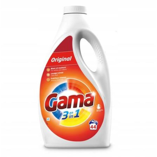 Mosógél, 44 mosáshoz, 1,98 l, GAMA "Original"