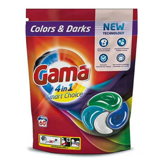 Mosókapszula, 60 db, GAMA "Color"