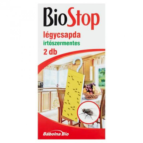 Légycsapda, irtószermentes, 2 db, BIOSTOP Légycsapda, irtószermentes, 2 db, BIOSTOP
