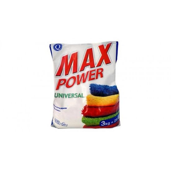 Mosópor, 3 kg "Max Power Universal" Mosópor, 3 kg "Max Power Universal"