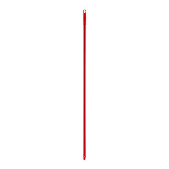 Nyél, menetes, bordázott, alukróm, 140 cm, BONUS "HAACP", piros Nyél, menetes, bordázott, alukróm, 140 cm, BONUS "HAACP", piros