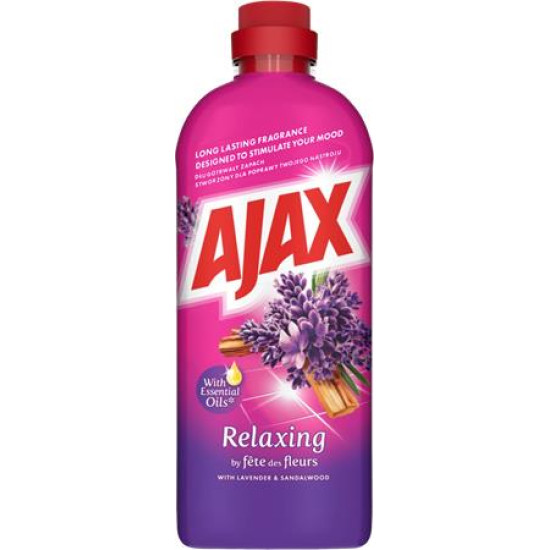Általános tisztítószer, 1 l, AJAX "Mood Relaxing", levendula-szantálfa Általános tisztítószer, 1 l, AJAX "Mood Relaxing", levendula-szantálfa