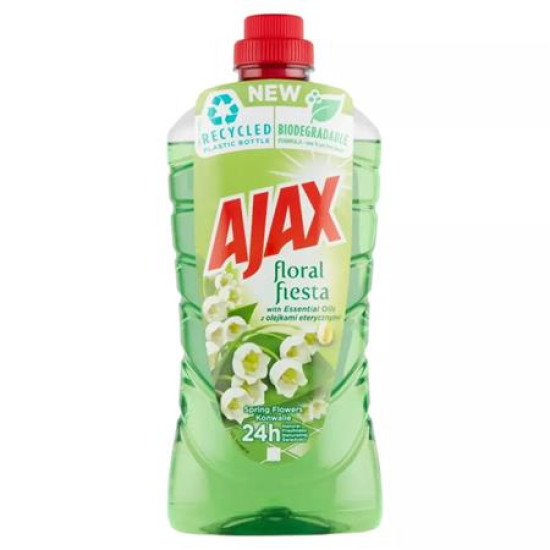 Általános tisztítószer, 5 l, AJAX, gyöngyvirág, zöld Általános tisztítószer, 5 l, AJAX, gyöngyvirág, zöld