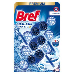 WC illatosító golyók, 3x50 g, BREF "Color Aktiv", Chlorine WC illatosító golyók, 3x50 g, BREF "Color Aktiv", Chlorine