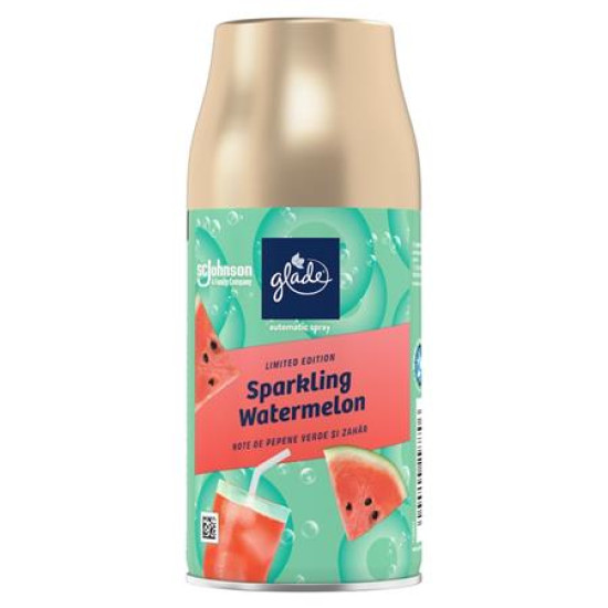 Illatosító készülék utántöltő, automata, 269 ml, GLADE "Sparkling Watermelon" Illatosító készülék utántöltő, automata, 269 ml, GLADE "Sparkling Watermelon"