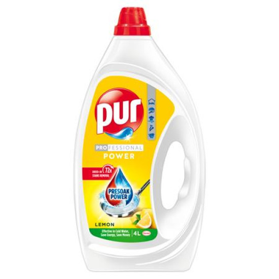 Mosogatószer, 4 l, PUR, citrom Mosogatószer, 4 l, PUR, citrom