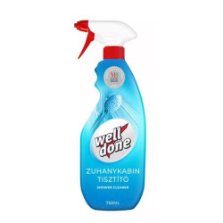Zuhanykabin tisztító, 750 ml, WELL DONE