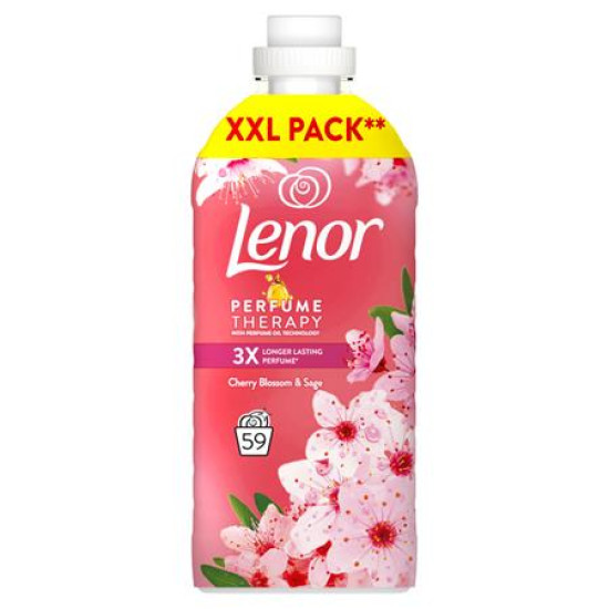 Öblítő, 1,239 l, 59 mosáshoz, LENOR "Cherry Blossom"