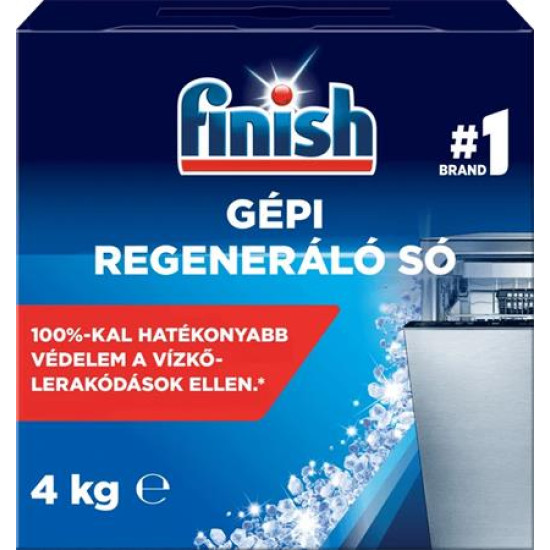Mosogatógép vízlágyító só, 4 kg, FINISH Mosogatógép vízlágyító só, 4 kg, FINISH