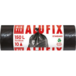 Szemeteszsák,  150 l,  10 db, ALUFIX
