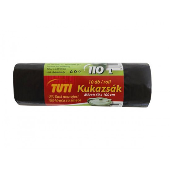 Szemeteszsák, 110 l, 10 db, "Tuti"