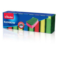 Mosogatószivacs, 9 db, VILEDA "Rainbow" Mosogatószivacs, 9 db, VILEDA "Rainbow"