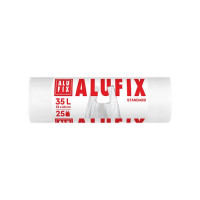 Szemeteszsák, köthető füllel, 35 l, 25 db, ALUFIX Szemeteszsák, köthető füllel, 35 l, 25 db, ALUFIX