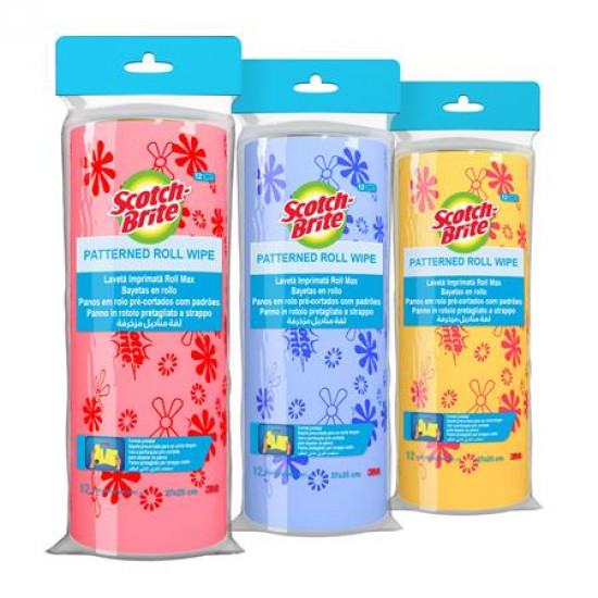 Törlőkendő, univerzális konyhai, tekercs,  27 cmx3.5 m 3M  