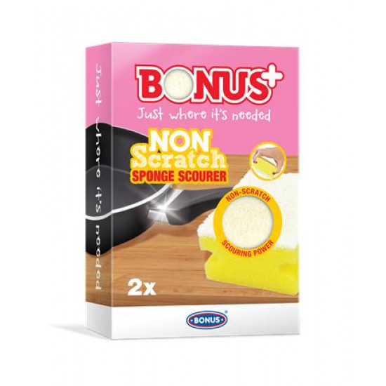 Mosogatószivacs, karcmentes, 2 db "Bonus Premium Line"