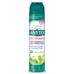 Légfrissítő, fertőtlenítő, 300 ml, SANYTOL, menta Légfrissítő, fertőtlenítő, 300 ml, SANYTOL, menta